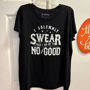 Harry Potter Black and White Mischief Tee